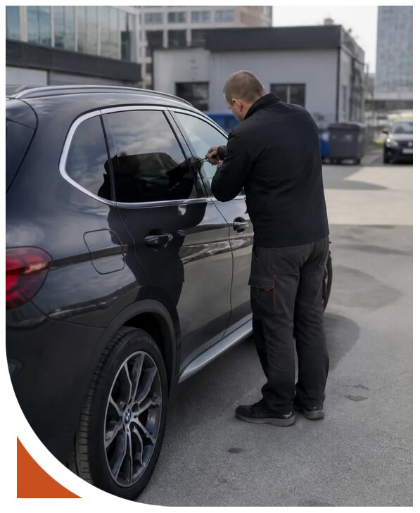 Вскрытие автомобиля БМВ в Уфе от 2569 р. | Разлок-Уфа